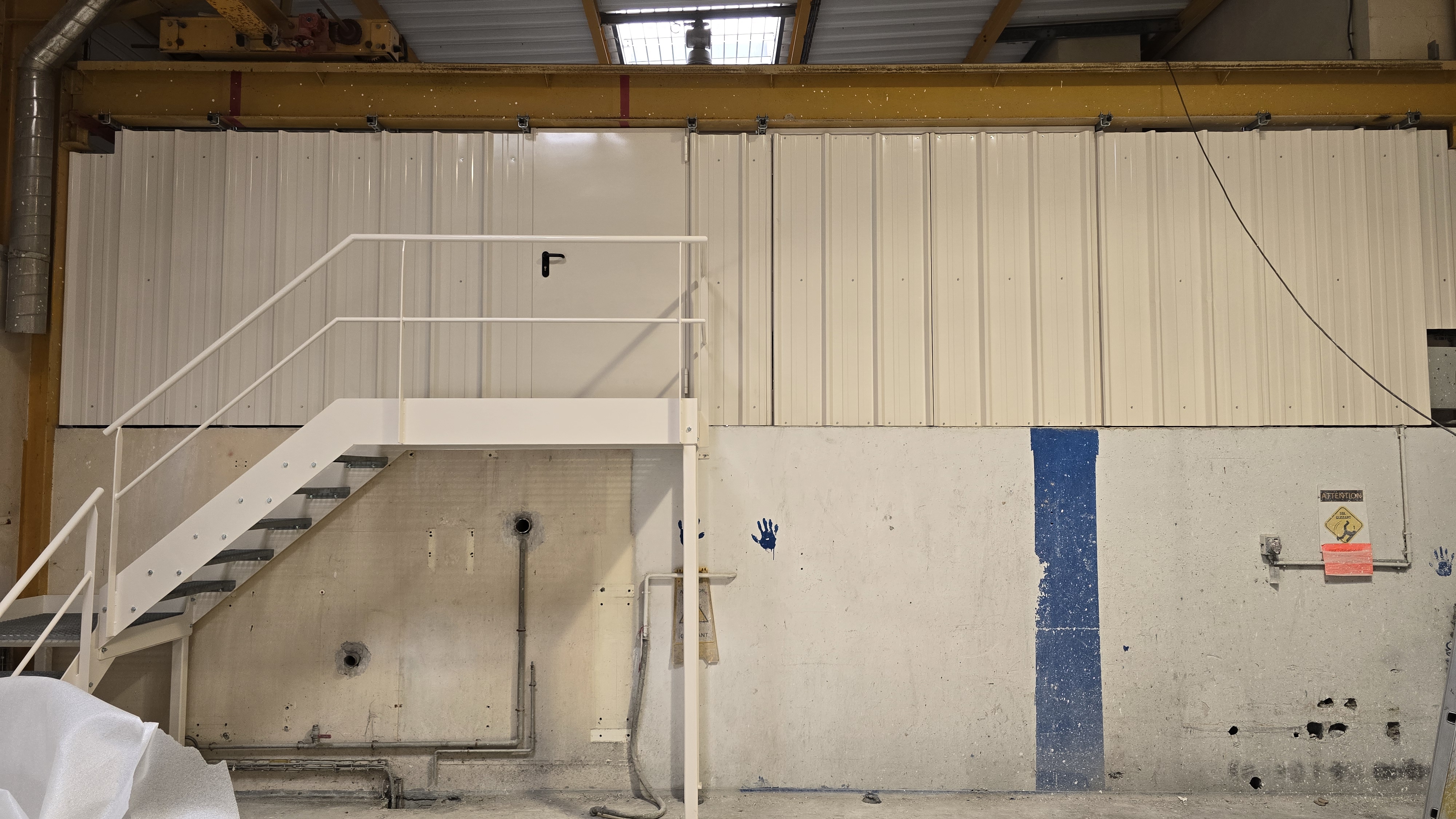 Montage de la structure sur site
